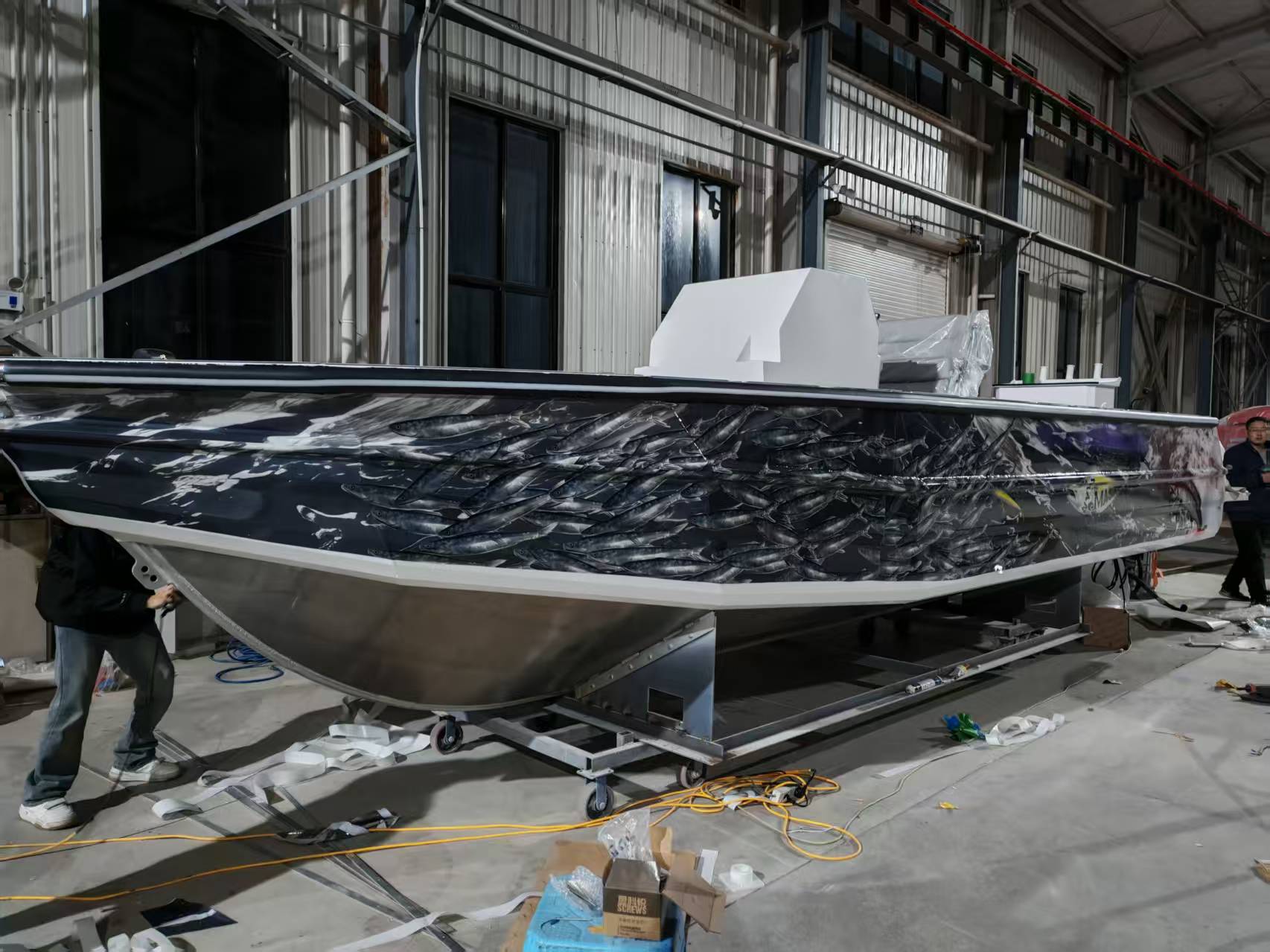 Hunter 28 boat completion for Masirah client